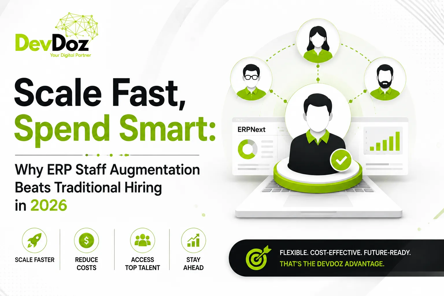 Scale fast, spend smart: ERP staff augmentation guide 2026 by DevDoz