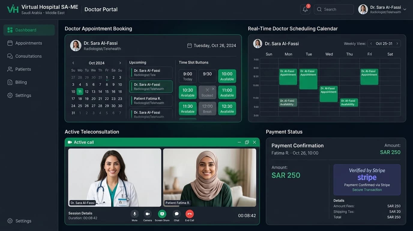 Virtual Hospital SA-ME showcase